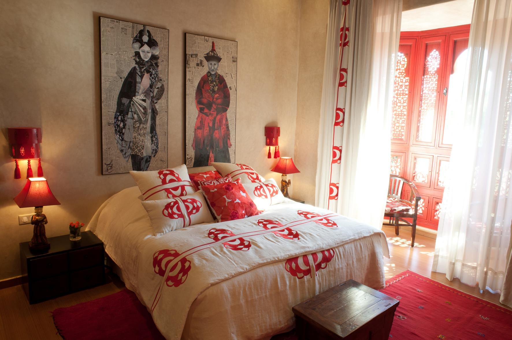 ติกมิซา สวีทส์ แอนด์ พาวิเลียน Hotel Ouled Jelal ภายนอก รูปภาพ A bedroom at the hotel